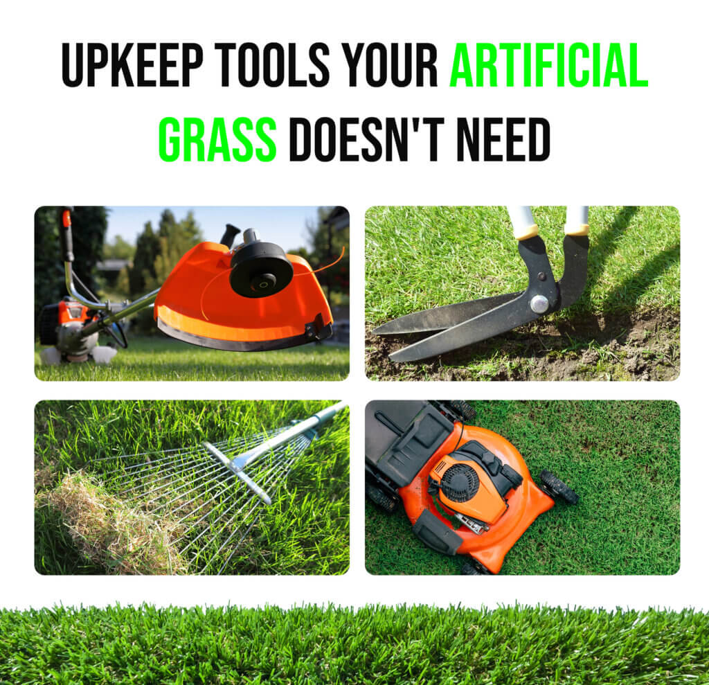 Tools an Artificial Grass Installation in Las Vegas Doesn't Need